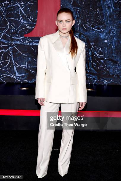 Sadie Sink attends Netflix's "Stranger Things" Season 4 New York Premiere at Netflix Brooklyn on May 14, 2022 in Brooklyn, New York.