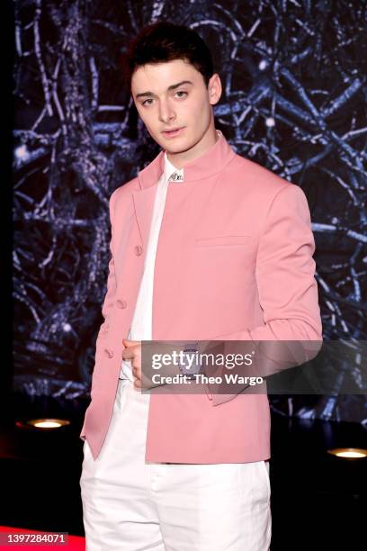 Noah Schnapp attends Netflix's "Stranger Things" Season 4 New York Premiere at Netflix Brooklyn on May 14, 2022 in Brooklyn, New York.