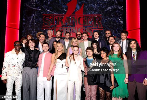 Charlie Heaton, Maya Hawke, Jamie Campbell Bower, Shawn Levy, Matthew Modine, Matt Duffer, Ross Duffer, Cara Buono, Brett Gelman, Charlie Heaton,...