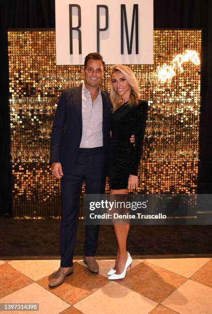 Bill Rancic and Giuliana Rancic celebrate the grand opening of RPM Italian at The Forum Shops at Caesars on May 14, 2022 in Las Vegas, Nevada.