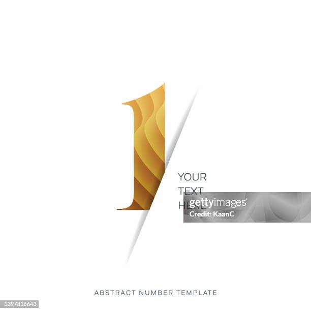 illustrations, cliparts, dessins animés et icônes de modèle de numéro de résumé. modèle de numéro d’anniversaire isolé, étiquette d’icône d’anniversaire, illustration de stock de symbole d’anniversaire - chiffre 1 illustrations