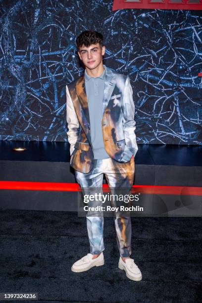 Kyle Thomas attends Netflix's "Stranger Things" season 4 premiere at Netflix Brooklyn on May 14, 2022 in Brooklyn, New York.