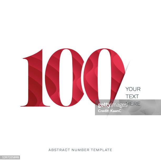 abstract number template. anniversary number template isolated, anniversary icon label, anniversary symbol stock illustration - 100 stock illustrations