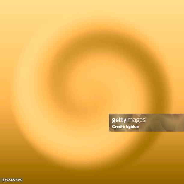 ilustrações de stock, clip art, desenhos animados e ícones de orange swirl on an abstract gradient background - argola dourada