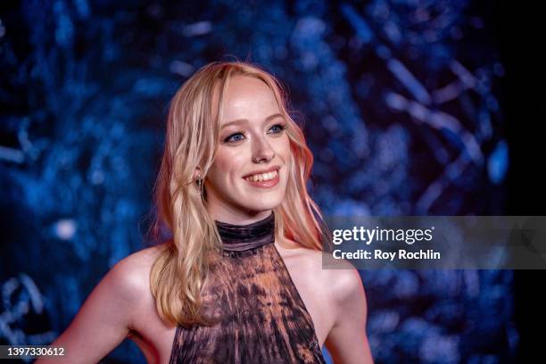 Amybeth McNulty attends Netflix's "Stranger Things" season 4 premiere at Netflix Brooklyn on May 14, 2022 in Brooklyn, New York.