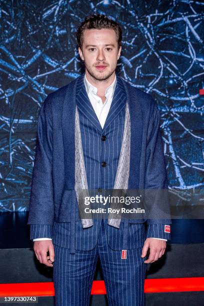 Joseph Quinn attends Netflix's "Stranger Things" season 4 premiere at Netflix Brooklyn on May 14, 2022 in Brooklyn, New York.