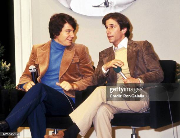 Actor Anson Williams and Henry Winkler attend The Variety Club of Souther California Tent 25's Fourth Annual Variety Club Telethon for Handicapped...