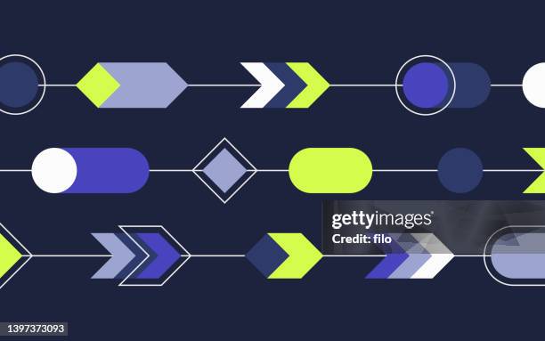abstract modern pattern geometric shapes design - sequencing stock illustrations