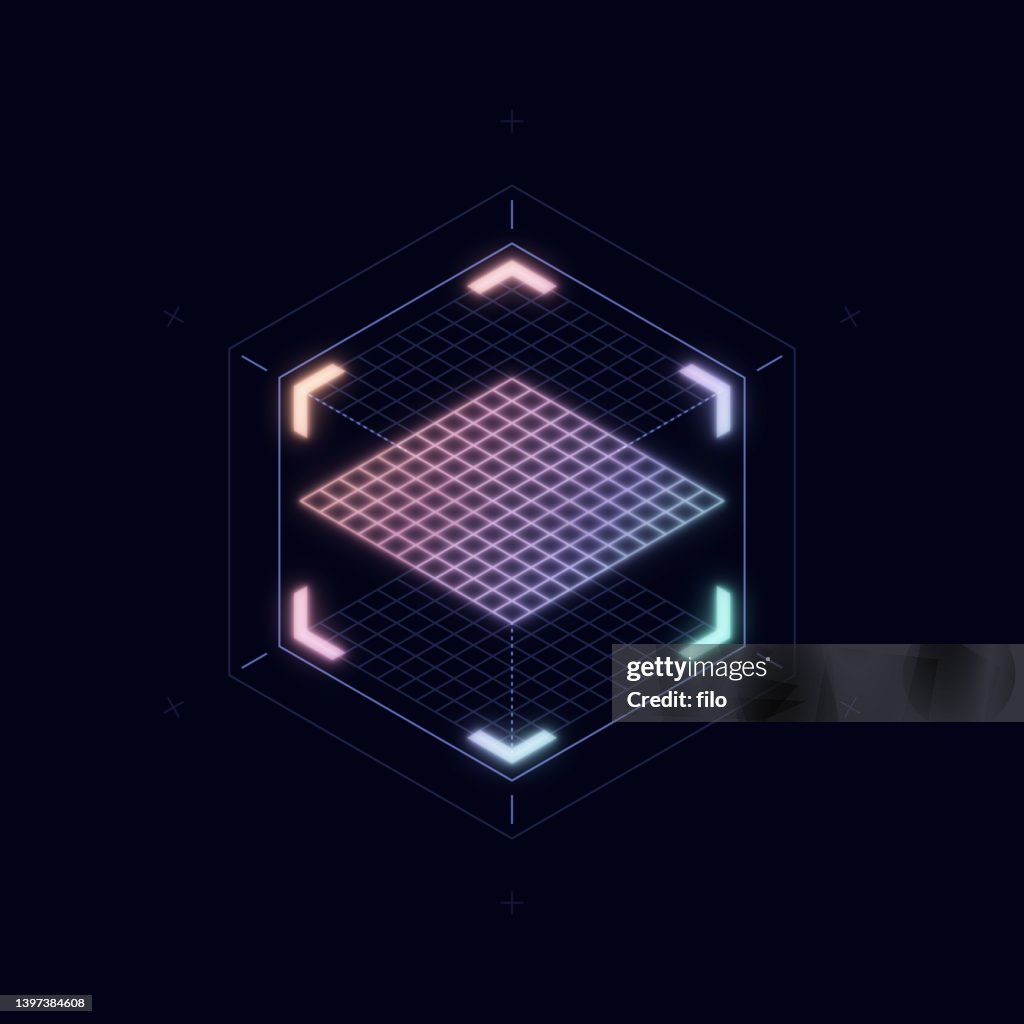 Simple Grid Cube Cube Grid Modern Background Design High-Res Vector Graphic - Getty Images