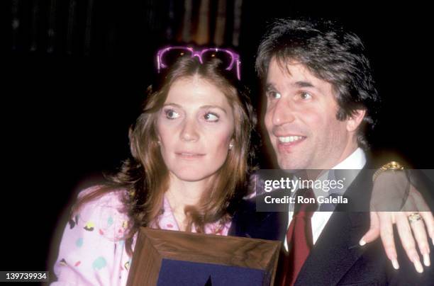 Actor Henry Winker and wife Stacey Weitzman attend Hollywood Walk of Fame Star Ceremony for Henry Winkler on May 24, 1981 at 6233 Hollywood...