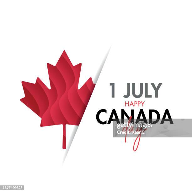 canada day. maple leaf icon. canadian symbol. vector illustration. stock illustration - canada flag stock illustrations