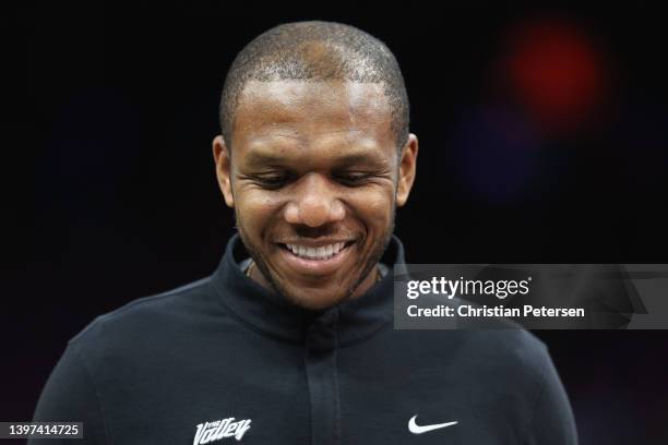General manager, James Jones of the Phoenix Suns before Game One of the Western Conference Second Round NBA Playoffs at Footprint Center on May 02,...