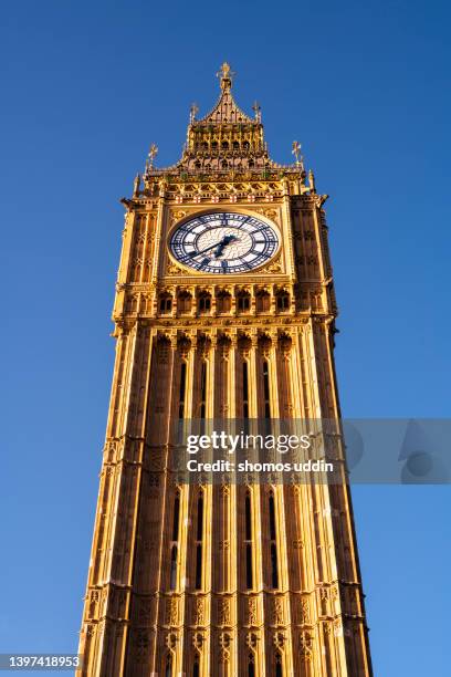 london big ben at sunrise - big ben stock pictures, royalty-free photos & images