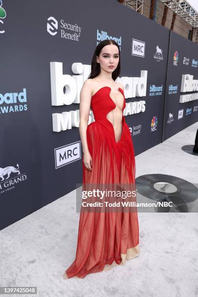 May 15: 2022 BILLBOARD MUSIC AWARDS -- Pictured: Dove Cameron arrives to the 2022 Billboard Music Awards held at the MGM Grand Garden Arena on May...