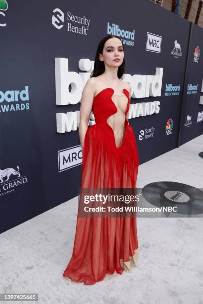 May 15: 2022 BILLBOARD MUSIC AWARDS -- Pictured: Dove Cameron arrives to the 2022 Billboard Music Awards held at the MGM Grand Garden Arena on May...