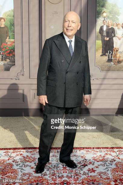 Julian Fellowes attends the "Downton Abbey: A New Era" New York Premiere at the Metropolitan Opera House on May 15, 2022 in New York City.