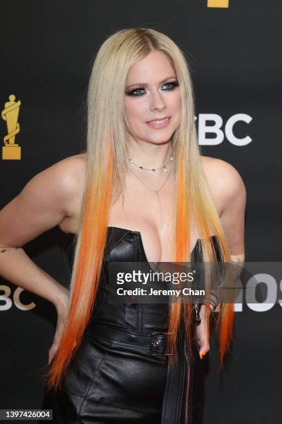 Avril Lavigne attends the 2022 JUNO Awards Broadcast at Budweiser Stage on May 15, 2022 in Toronto, Ontario.