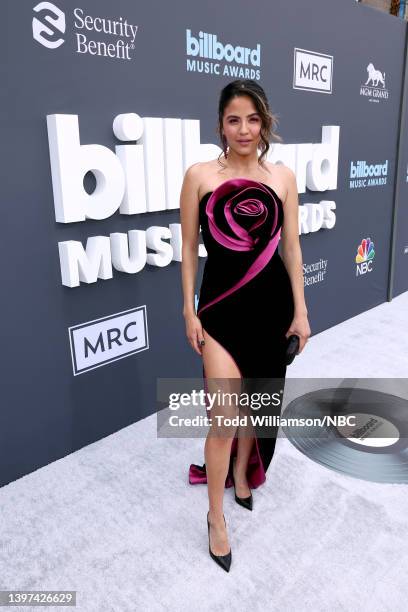 May 15: 2022 BILLBOARD MUSIC AWARDS -- Pictured: Erin Lim arrives to the 2022 Billboard Music Awards held at the MGM Grand Garden Arena on May 15,...