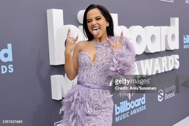 Becky G attends the 2022 Billboard Music Awards at MGM Grand Garden Arena on May 15, 2022 in Las Vegas, Nevada.