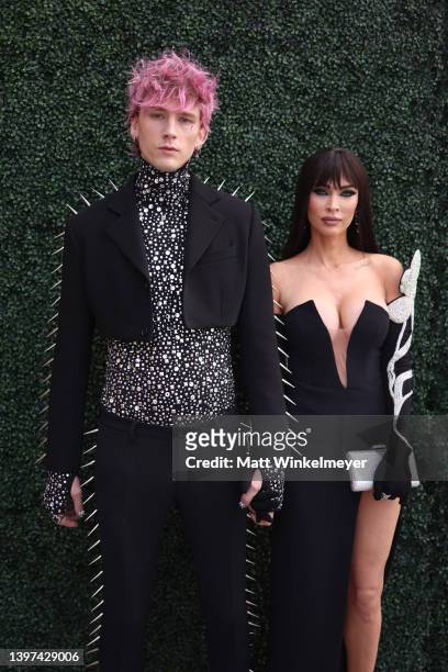 Machine Gun Kelly and Megan Fox attend the 2022 Billboard Music Awards at MGM Grand Garden Arena on May 15, 2022 in Las Vegas, Nevada.
