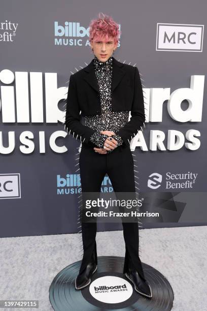 Machine Gun Kelly attends the 2022 Billboard Music Awards at MGM Grand Garden Arena on May 15, 2022 in Las Vegas, Nevada.