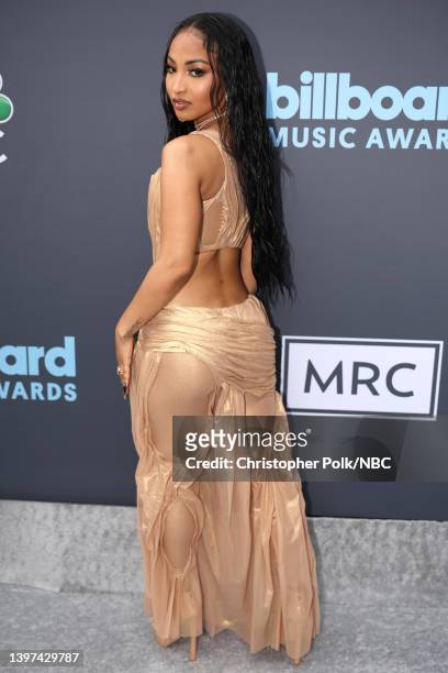 May 15: 2022 BILLBOARD MUSIC AWARDS -- Pictured: Shenseea arrives to the 2022 Billboard Music Awards held at the MGM Grand Garden Arena on May 15,...