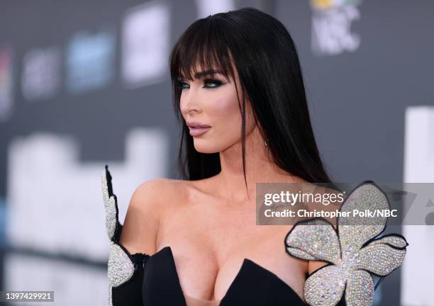 May 15: 2022 BILLBOARD MUSIC AWARDS -- Pictured: Megan Fox arrives to the 2022 Billboard Music Awards held at the MGM Grand Garden Arena on May 15,...