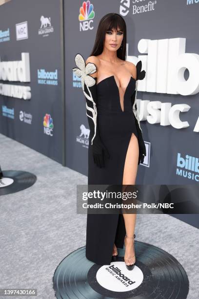 May 15: 2022 BILLBOARD MUSIC AWARDS -- Pictured: (Megan Fox arrives to the 2022 Billboard Music Awards held at the MGM Grand Garden Arena on May 15,...