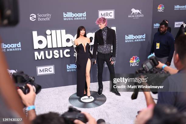 Megan Fox and Machine Gun Kelly attend the 2022 Billboard Music Awards at MGM Grand Garden Arena on May 15, 2022 in Las Vegas, Nevada.