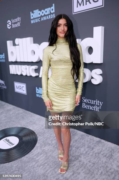 May 15: 2022 BILLBOARD MUSIC AWARDS -- Pictured: Dixie D’Amelio arrives to the 2022 Billboard Music Awards held at the MGM Grand Garden Arena on May...