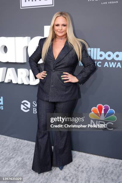 May 15: 2022 BILLBOARD MUSIC AWARDS -- Pictured: Miranda Lambert arrives to the 2022 Billboard Music Awards held at the MGM Grand Garden Arena on May...
