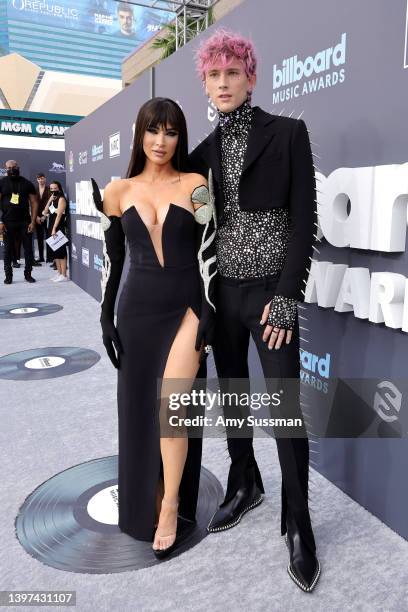 Megan Fox and Machine Gun Kelly attend the 2022 Billboard Music Awards at MGM Grand Garden Arena on May 15, 2022 in Las Vegas, Nevada.