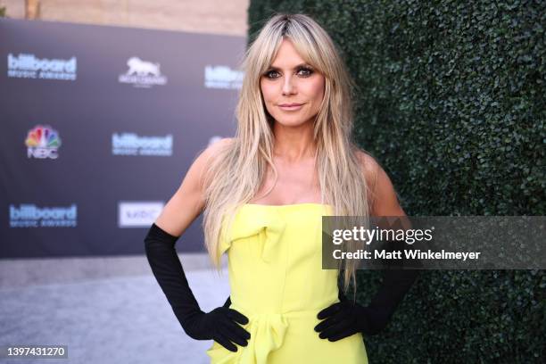 Heidi Klum attends the 2022 Billboard Music Awards at MGM Grand Garden Arena on May 15, 2022 in Las Vegas, Nevada.