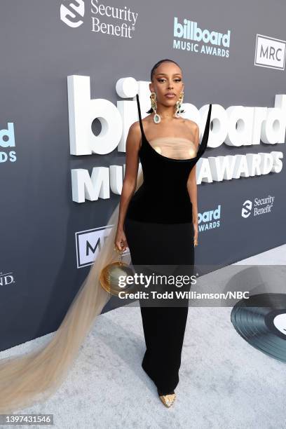 May 15: 2022 BILLBOARD MUSIC AWARDS -- Pictured: Doja Cat arrives to the 2022 Billboard Music Awards held at the MGM Grand Garden Arena on May 15,...