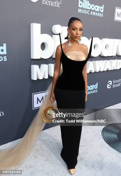 May 15: 2022 BILLBOARD MUSIC AWARDS -- Pictured: Doja Cat arrives to the 2022 Billboard Music Awards held at the MGM Grand Garden Arena on May 15,...