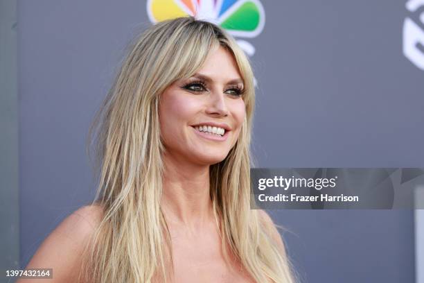 Heidi Klum attends the 2022 Billboard Music Awards at MGM Grand Garden Arena on May 15, 2022 in Las Vegas, Nevada.