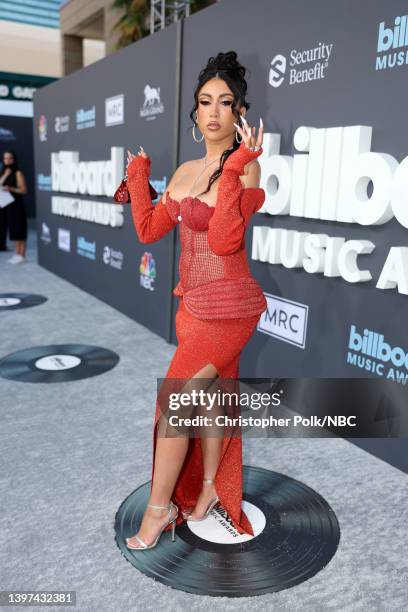May 15: 2022 BILLBOARD MUSIC AWARDS -- Pictured: Kali Uchis arrives to the 2022 Billboard Music Awards held at the MGM Grand Garden Arena on May 15,...