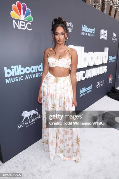 May 15: 2022 BILLBOARD MUSIC AWARDS -- Pictured: Brooklyn Nikole arrives to the 2022 Billboard Music Awards held at the MGM Grand Garden Arena on May...