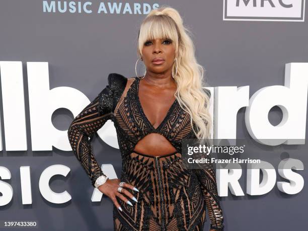 Mary J. Blige attends the 2022 Billboard Music Awards at MGM Grand Garden Arena on May 15, 2022 in Las Vegas, Nevada.