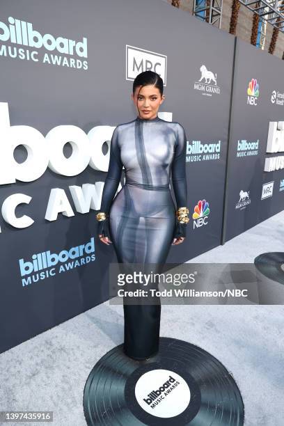 May 15: 2022 BILLBOARD MUSIC AWARDS -- Pictured: Kylie Jenner arrives to the 2022 Billboard Music Awards held at the MGM Grand Garden Arena on May...