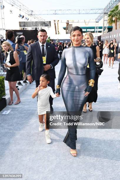 May 15: 2022 BILLBOARD MUSIC AWARDS -- Pictured: Kylie Jenner arrives to the 2022 Billboard Music Awards held at the MGM Grand Garden Arena on May...