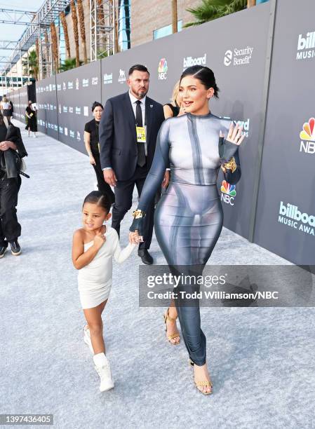 May 15: 2022 BILLBOARD MUSIC AWARDS -- Pictured: Kylie Jenner arrives to the 2022 Billboard Music Awards held at the MGM Grand Garden Arena on May...