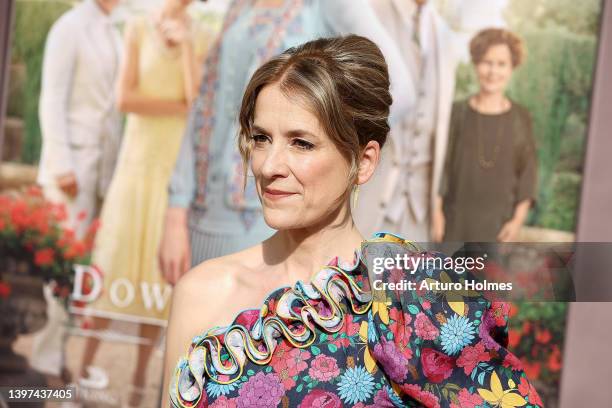 Raquel Cassidy attends the "Downton Abbey: A New Era" New York Premiere at the Metropolitan Opera House on May 15, 2022 in New York City.