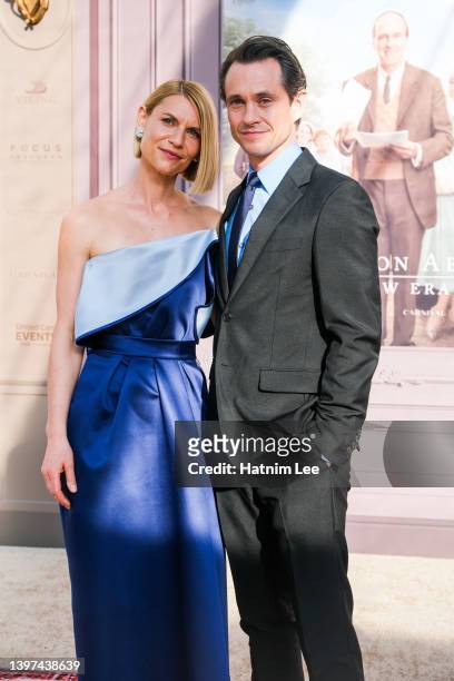 Claire Danes and Hugh Dancy attend the New York Premiere of "Downton Abbey: A New Era" at The Metropolitan Opera House on May 15, 2022 in New York...