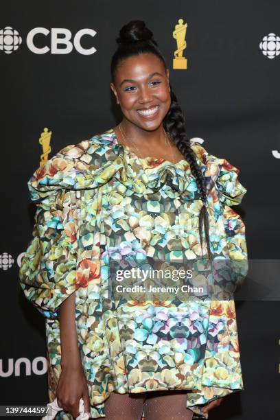 Desirée Dawson attends the 2022 JUNO Awards Broadcast at Budweiser Stage on May 15, 2022 in Toronto, Ontario.