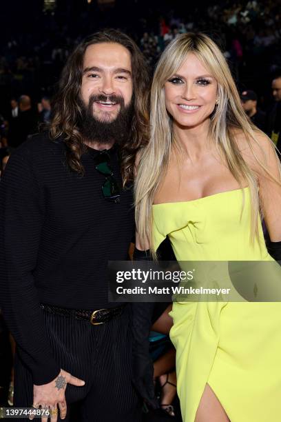 Tom Kaulitz and Heidi Klum attend the 2022 Billboard Music Awards at MGM Grand Garden Arena on May 15, 2022 in Las Vegas, Nevada.