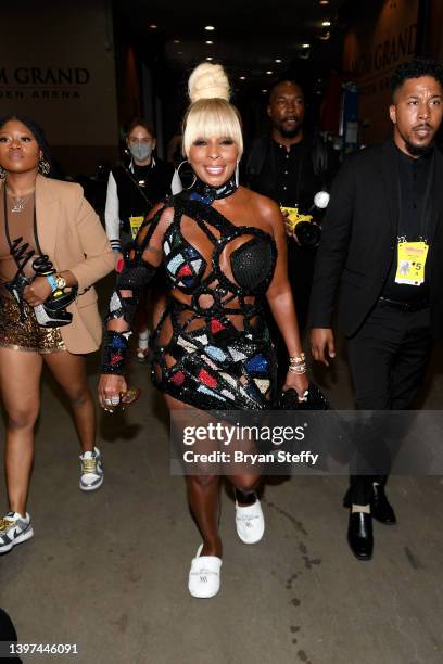 Mary J. Blige attends the 2022 Billboard Music Awards at MGM Grand Garden Arena on May 15, 2022 in Las Vegas, Nevada.