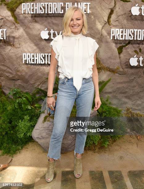 Malin Akerman attends the Los Angeles Premiere Of Apple TV+'s "Prehistoric Planet" at AMC Century City 15 on May 15, 2022 in Los Angeles, California.