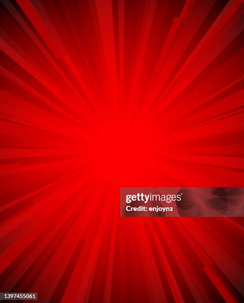 bright red comic star burst background - deflated stock illustrations