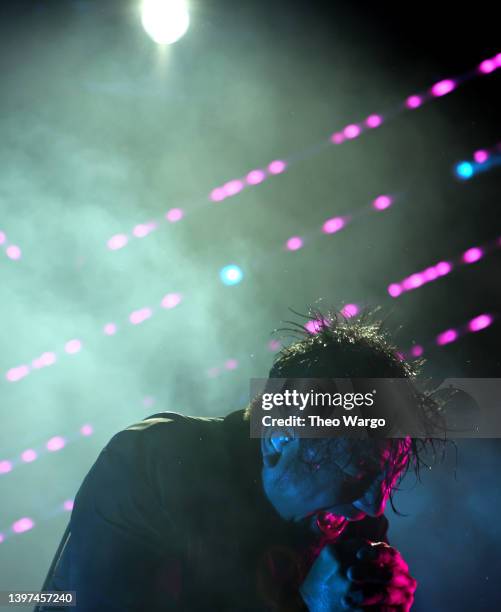 Chino Moreno of Deftones performs at Pier 17 Rooftop on May 15, 2022 in New York City.